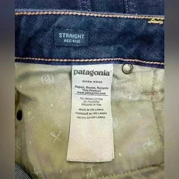 Patagonia women’s straight leg jeans  , sz 26 - Picture 4 of 6